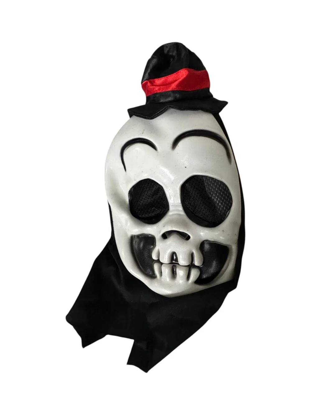 Skeleton Costume Size Small Black Jumpsuit with Yellow Bow Tie